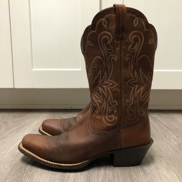 Ariat Shoes Ariat Womens Size 9 Round Up Square Toe Ats Western